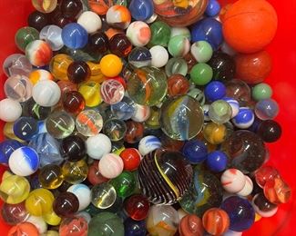 Big bucket of marbles