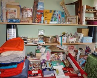 sewing notions and fabric