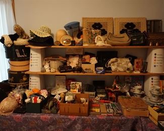 vintage hats, hat boxes, 
