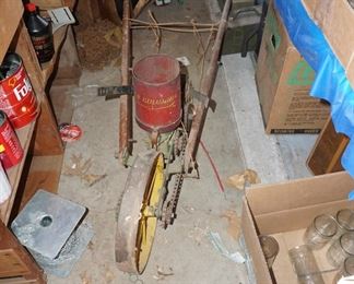 vintage garden seeder