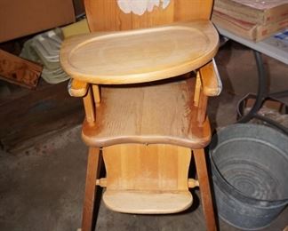 vintage high chair