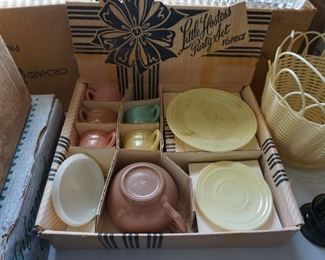 vintage child hostess set