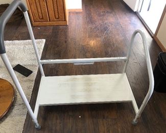 “Step to bed”.  We will have other durable medical equipment as well!