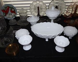 Vintage Milk Glass 