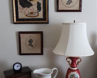 Victorian Lamp - Pitcher - Silloutte Pictures