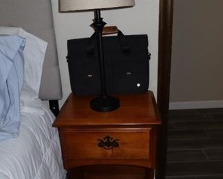 Hard Rock Maple One Drawer Nightstand 