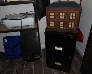 2 Drawer File Cabinet - Printer - House Organizer - Paper Schredder 