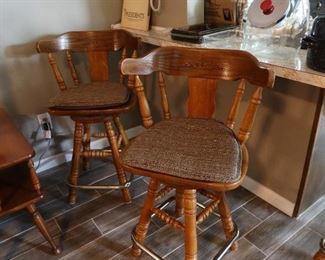 2 of the 4 Barstools