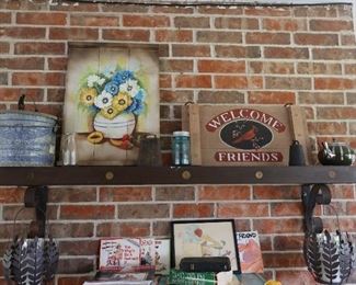 Vintage Bait Bucket - Wall Decor