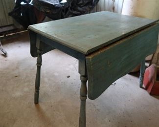 Antique Drop Sides Kitchen Table