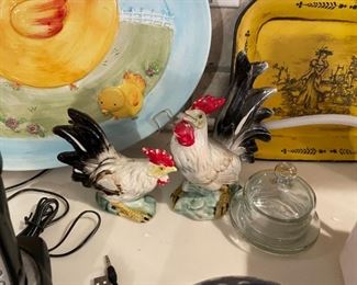 . . . vintage chicken salt and peppers