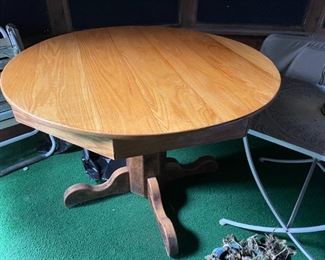. . . home made pedestal table
