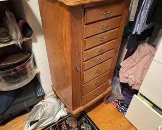 . . . jewelry armoire and jewelry