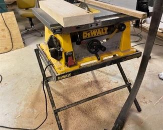 . . . Dewalt table saw