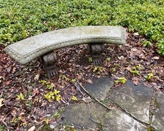 . . . cement bench