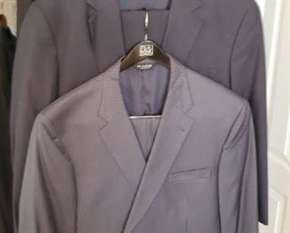 Men's Suits, Joseph A. Banks. Approx size: Pants 36 Reg, Jackets 46R
