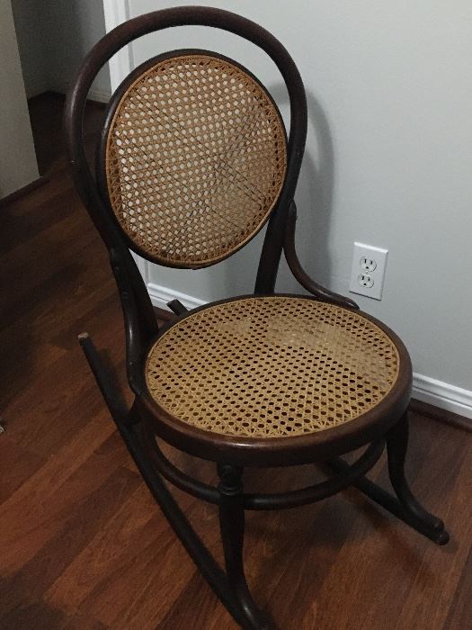 ladies or child caned rocker