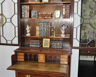 Drop Down Desk Reveals an Abundance of Storage. 