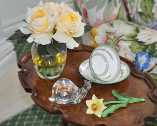 Lovely Table Top Accessories from Baccarat, Herend, Minton and more
