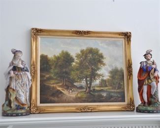 Beautiful Mantle Setting in the Great Room!