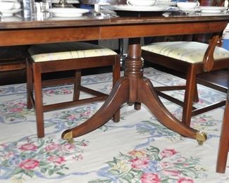 Double Pedestal Base of the Baker Dining Table