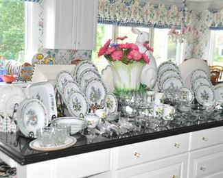 Phenomenal Set of Vintage Royal Worcester Dinnerware, "Worcester Herbs" Available!