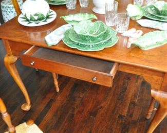 Detail of the Drawer at Each End of the Table