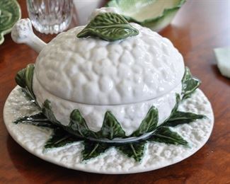 Vintage Majolica 4-pc. Soup Tureen