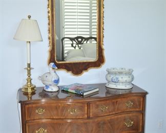 Vintage LaBarge Mirror and an American Masterpiece Collection by Hickory Furniture Chest Available!
