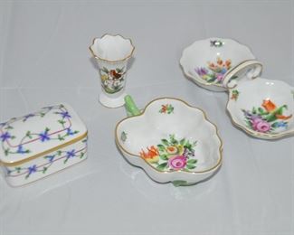 Herend Porcelain Miniature Collectibles 