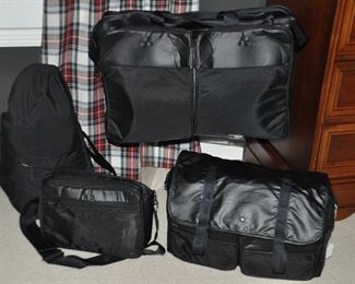 Fabulous Collection of Porter -Yoshida   Co.  Black Nylon Travel Bags, Made in Tokyo From Linda Dresner 