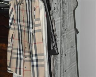 A Very Small Sample of the Fantastic Burberry Apparel for Women!