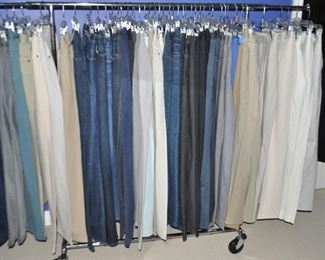 Huge Selection of Like New  Men's Designer Jeans and Slacks including AG, Tommy Bahama, Peter Millar, Vineyard Vines, Boss, Lucky Brand and more! Sizes 32-40,