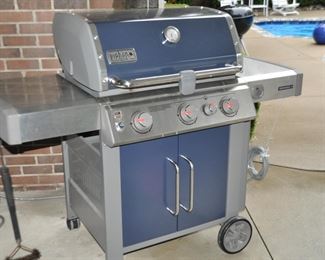 Weber Genesis II E-325 Natural Gas (2020), Blue 48BTU.