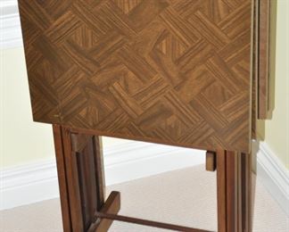 Set of 4 Folding Table Trays with Stand, 19" x 15"