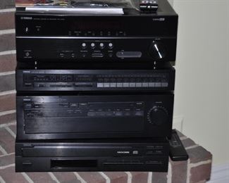 Fantastic Selection of Yamaha Electronics Include:  a Yamaha Natural Sound AV Receiver RX-V379, a Yamaha National Sound AM/FM Stereo Tuner T-1000, a Yamaha Natural Sound Stereo Amplifier A-1000 and a Yamaha Natural Sound Compact Disc Player CDC-501
