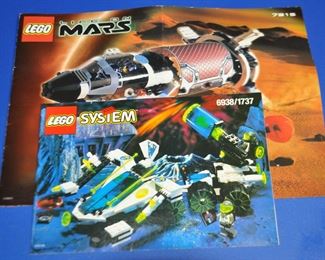 Lego System Solar Explorer #7315 and Lego System Scorpion Detector #6938/1737, Complete with Manual, No Box