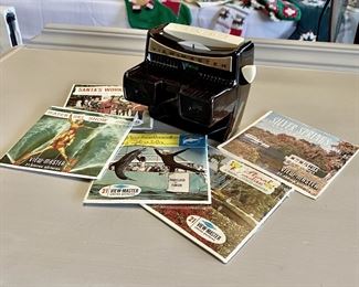 c.1960's Sawyer's View-Master Lighted Stereo Viewer No. 2026 Model F and a collection of five sets of 1960's View-Master Round Slides