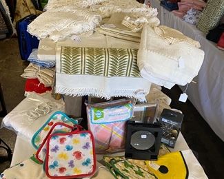 Doilies, Table Cloths, Pot Holders, Card-Table Covers, etc
