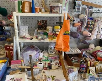 Thread, Needles, Embroidery Thread, Rulers, Buttons, and Appliqués