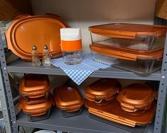 LOCK and LOCK Copper Lidded Storage Containers 