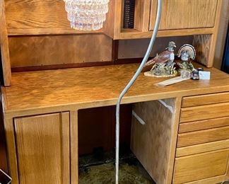 Silver Floor Lamp with Faux Crystal Tiered Shade 