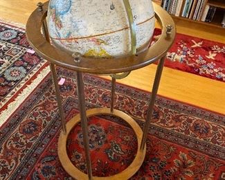 World Classic 16" globe by Replogie.  42" tall. for sale in person shopping on Friday and Saturday.