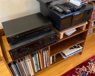 $80 Mid Century Modern media cabinet. 41"w x 17.5"d x 25"h