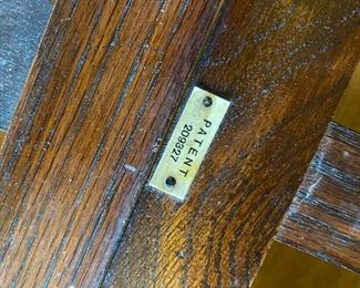 Patent  tag from the chair/bed.