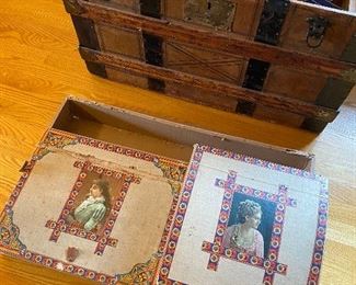 Inside of the trunk.