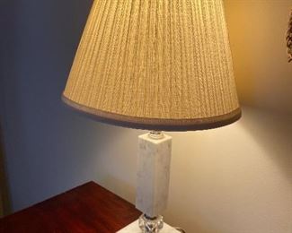 Pair of lamps for sale in-person only during Friday and Saturday shopping hours