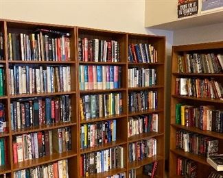 This house is filled with books on 3 levels.  So many to choose from!bookcases also for sale in-person.