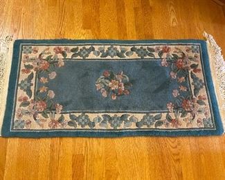 Small rug for sale in-person.