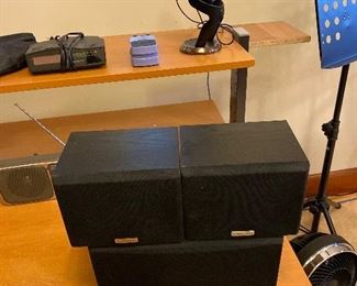 $80  Three Kenwood Speakers 505HT.